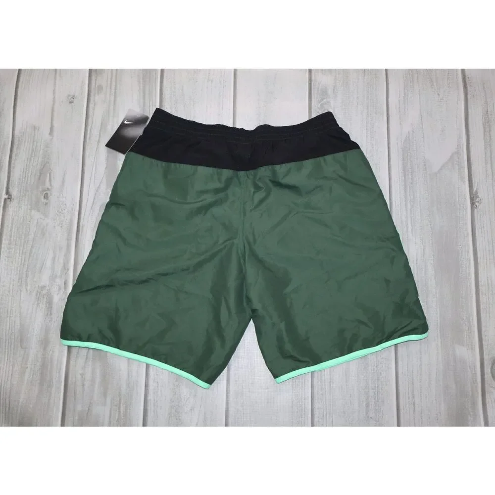 NEW Nike Men's Swim Diverge Liner Volley Shorts 9 in Green, Large Camp Hike